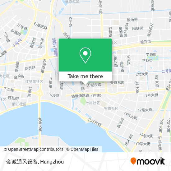 金诚通风设备 map