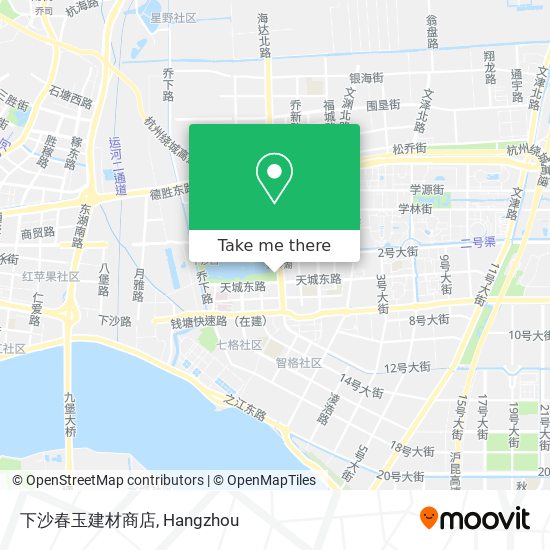 下沙春玉建材商店 map