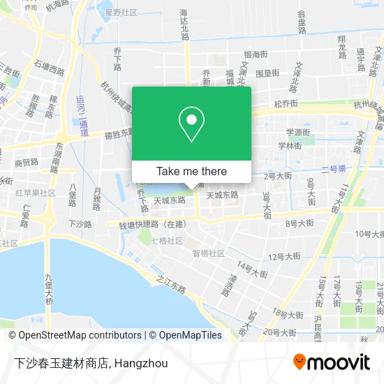 下沙春玉建材商店 map