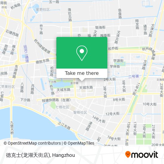 德克士(龙湖天街店) map
