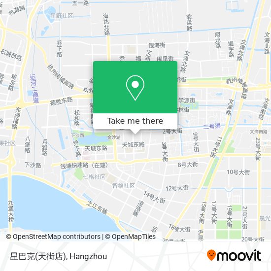 星巴克(天街店) map