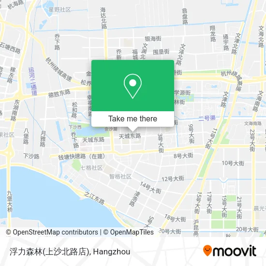 浮力森林(上沙北路店) map