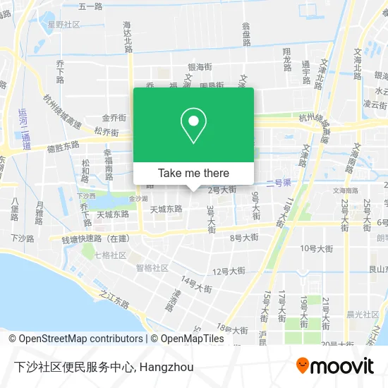 下沙社区便民服务中心 map