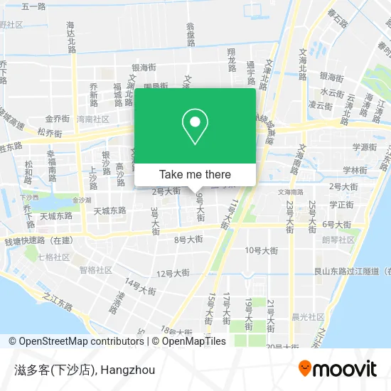 滋多客(下沙店) map