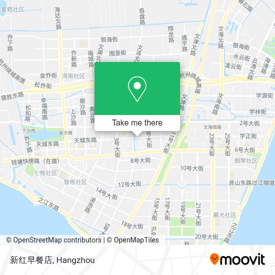 新红早餐店 map