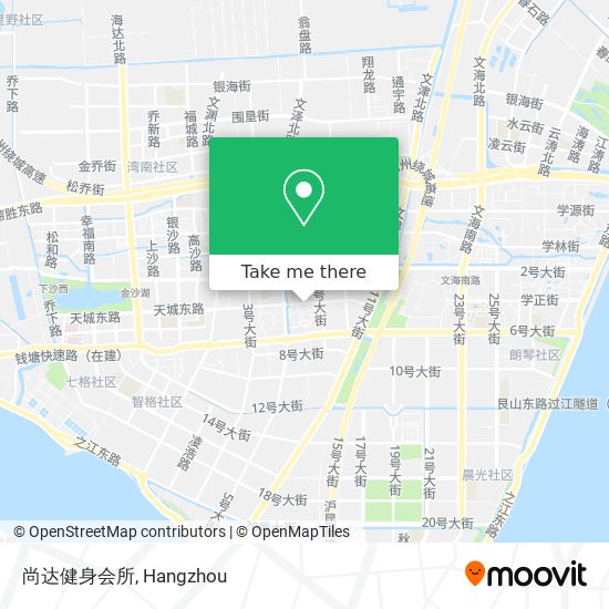 尚达健身会所 map