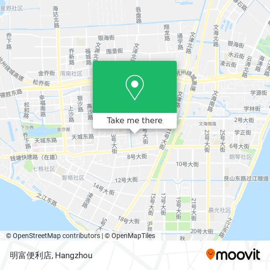 明富便利店 map