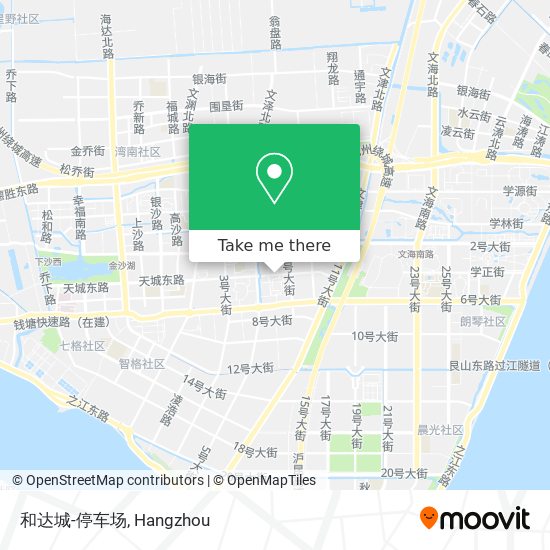 和达城-停车场 map
