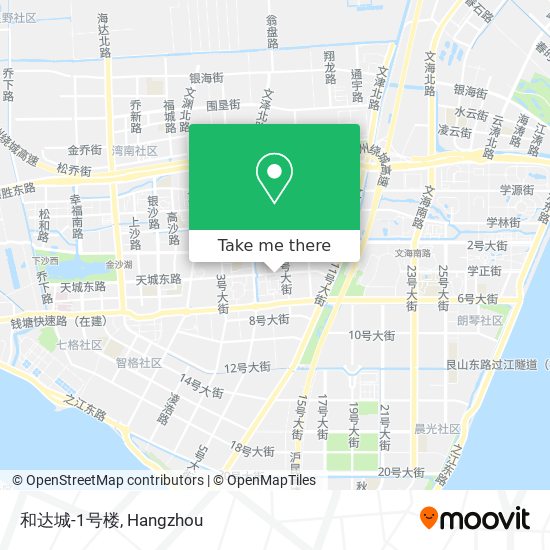 和达城-1号楼 map