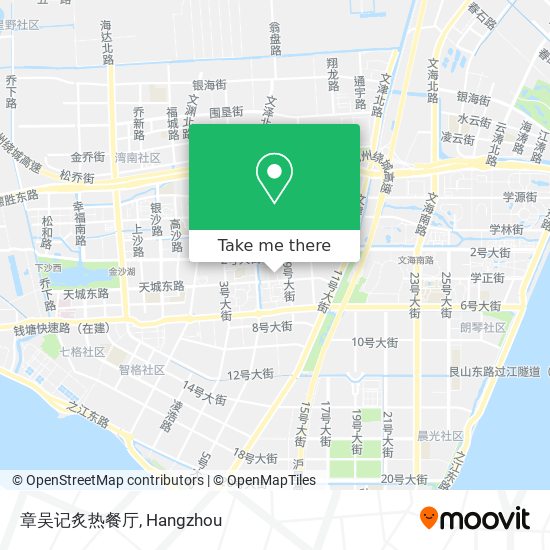 章吴记炙热餐厅 map
