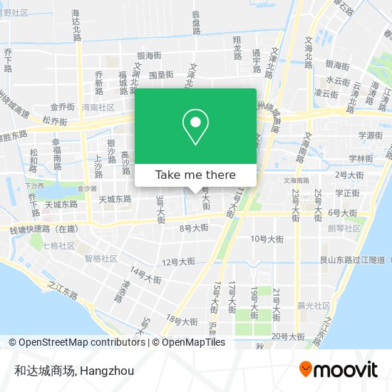 和达城商场 map