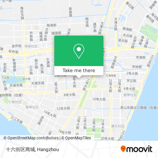 十六街区商城 map