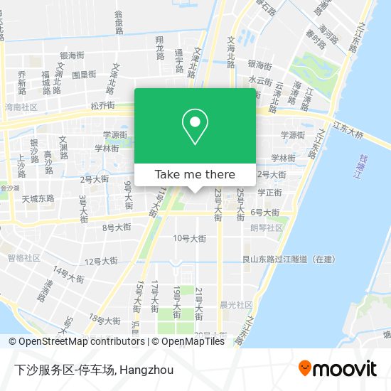下沙服务区-停车场 map