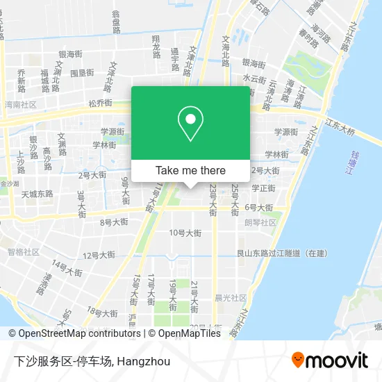 下沙服务区-停车场 map