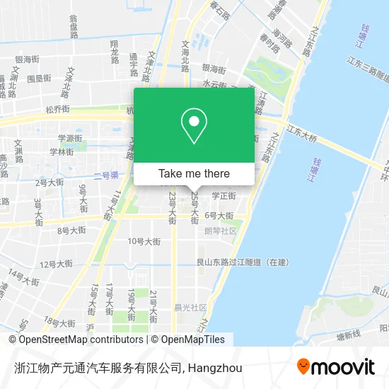 浙江物产元通汽车服务有限公司 map