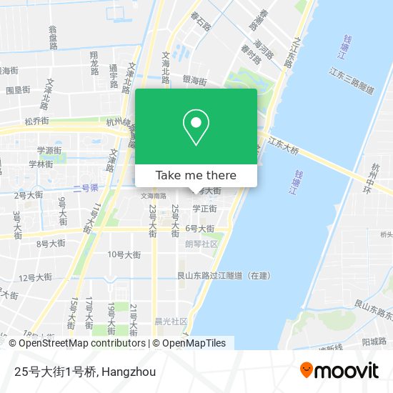 25号大街1号桥 map