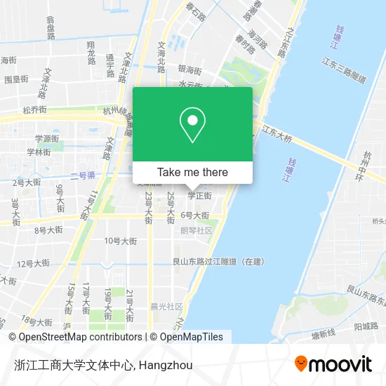 浙江工商大学文体中心 map