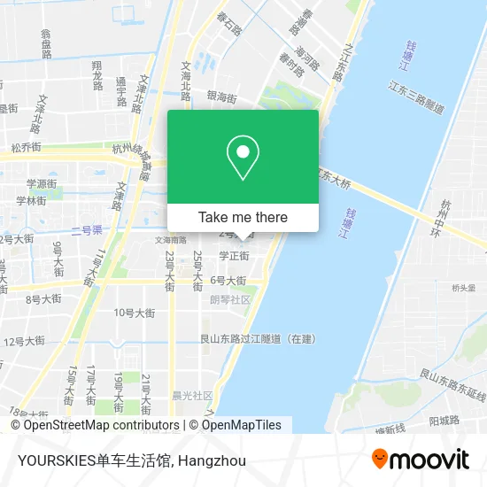 YOURSKIES单车生活馆 map