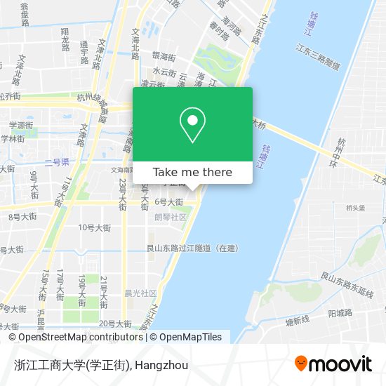 浙江工商大学(学正街) map