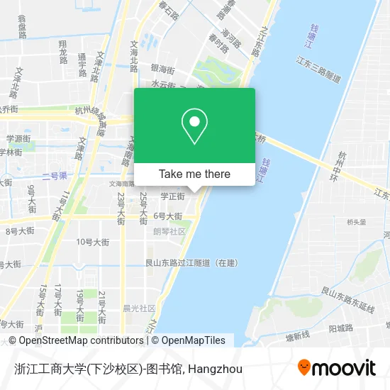 浙江工商大学(下沙校区)-图书馆 map
