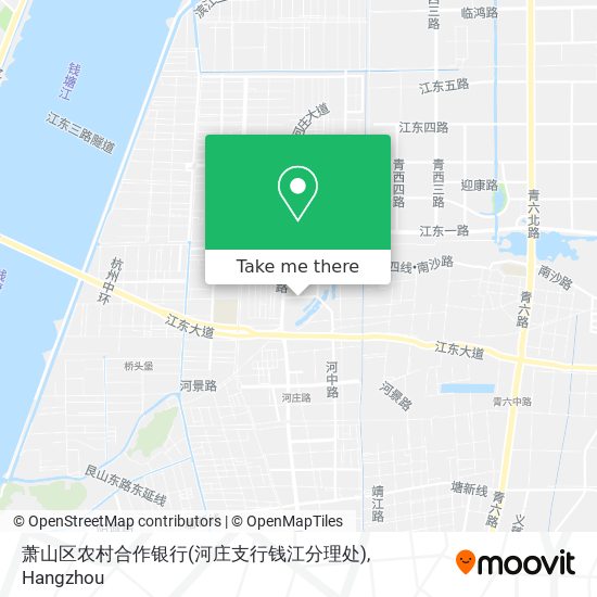 萧山区农村合作银行(河庄支行钱江分理处) map