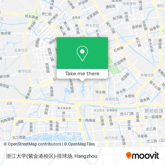 浙江大学(紫金港校区)-排球场 map