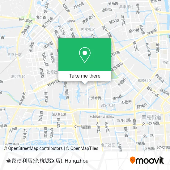 全家便利店(余杭塘路店) map