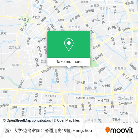 浙江大学-港湾家园经济适用房19幢 map
