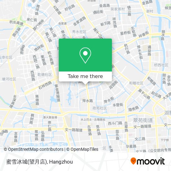 蜜雪冰城(望月店) map