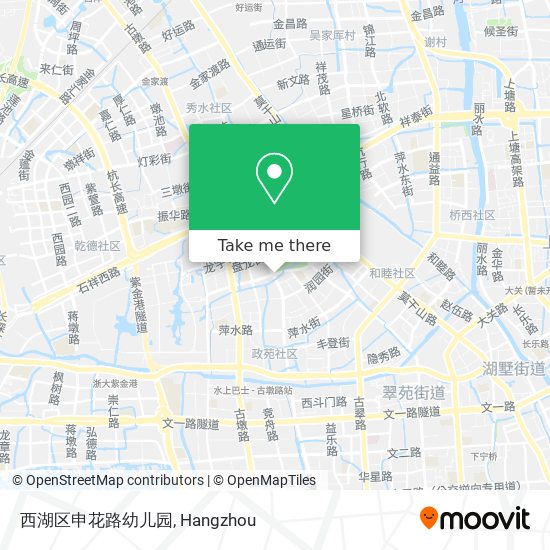 西湖区申花路幼儿园 map