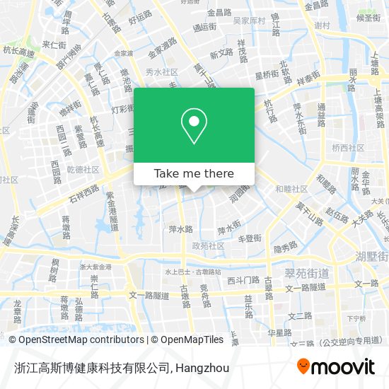 浙江高斯博健康科技有限公司 map