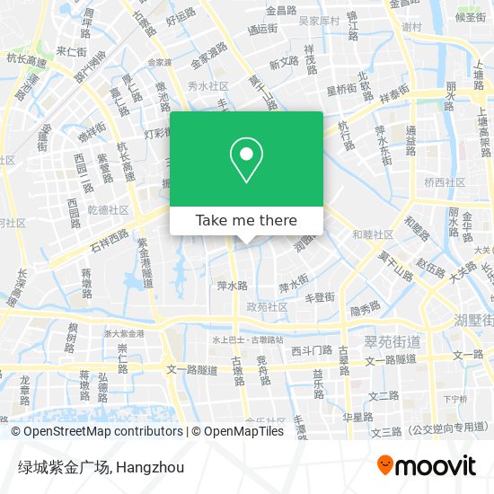 绿城紫金广场 map
