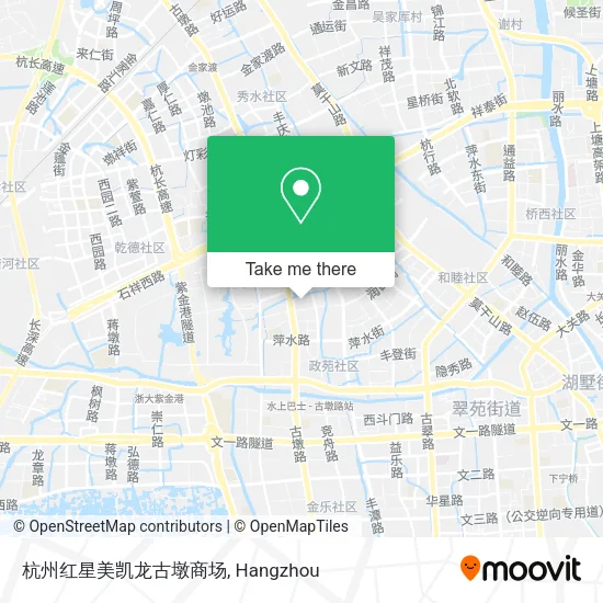杭州红星美凯龙古墩商场 map