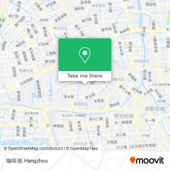 咖啡湖 map