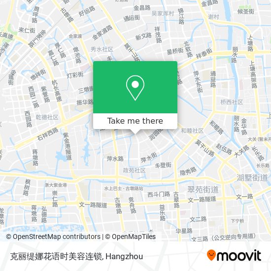 克丽缇娜花语时美容连锁 map