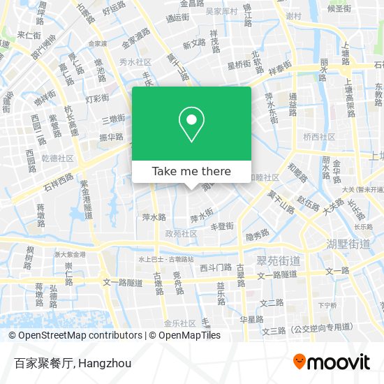 百家聚餐厅 map