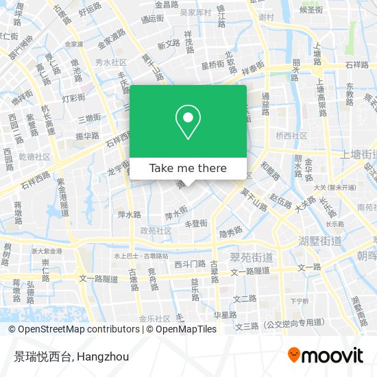景瑞悦西台 map