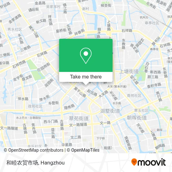 和睦农贸市场 map