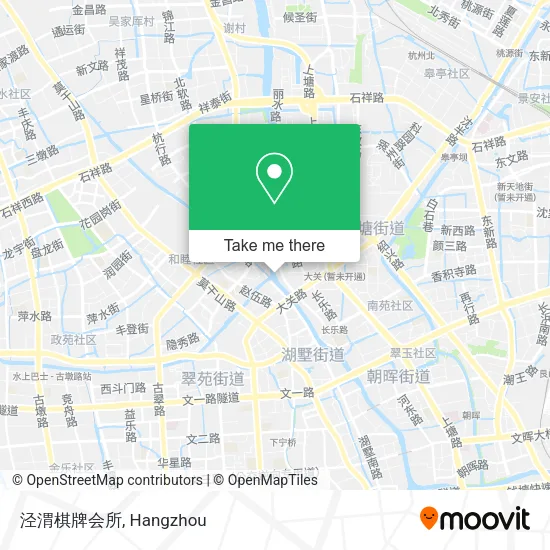 泾渭棋牌会所 map