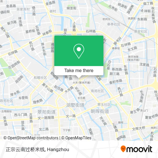 正宗云南过桥米线 map