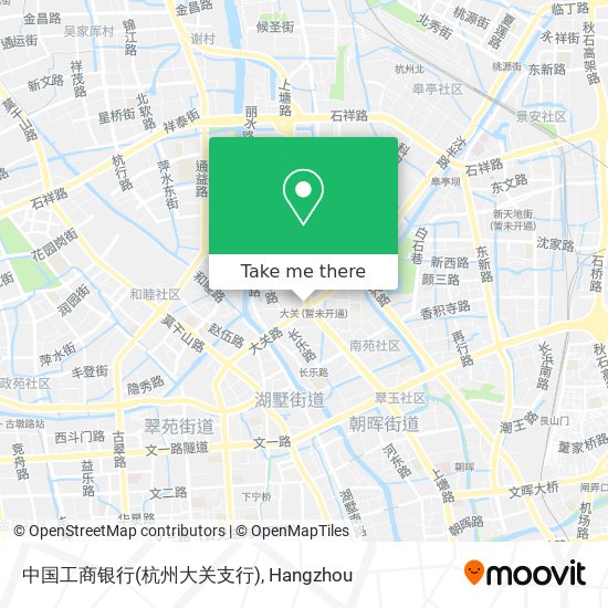 中国工商银行(杭州大关支行) map