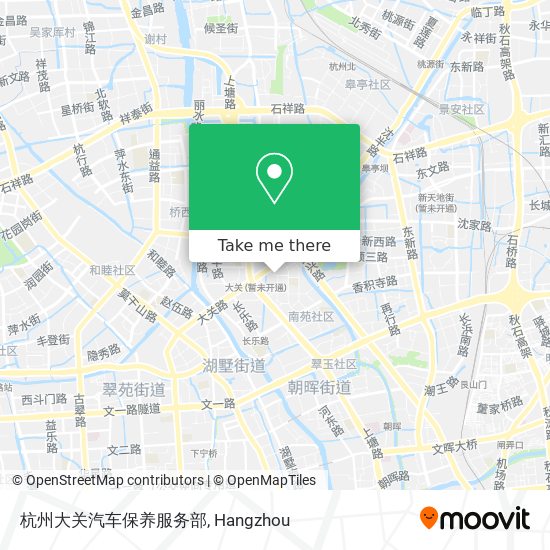 杭州大关汽车保养服务部 map