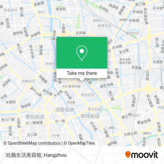欣颜生活美容馆 map