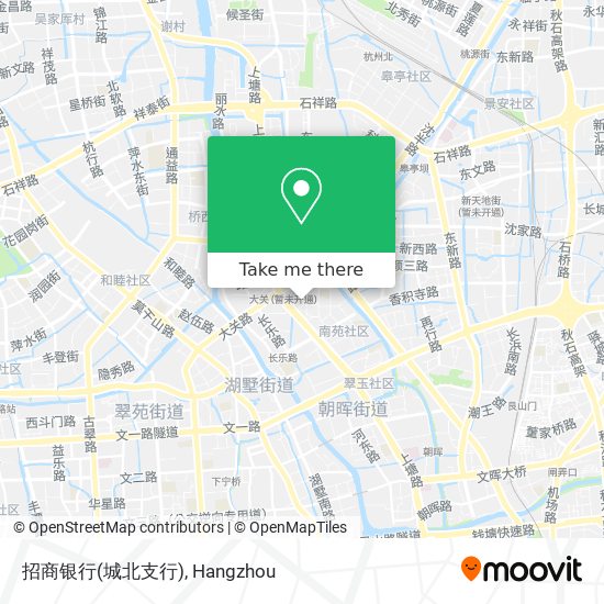 招商银行(城北支行) map
