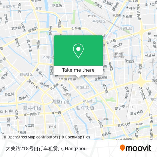 大关路218号自行车租赁点 map