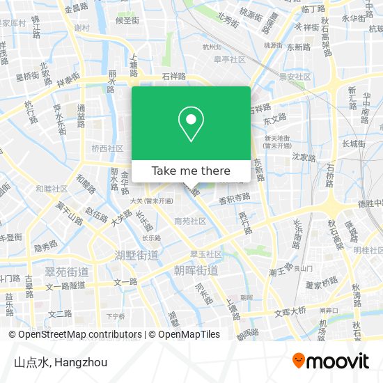 山点水 map