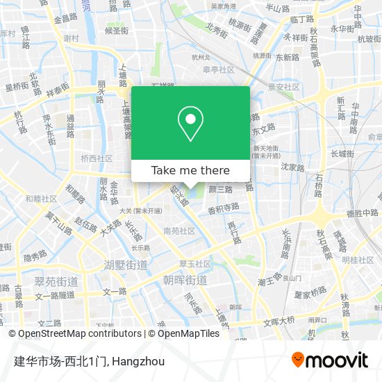 建华市场-西北1门 map