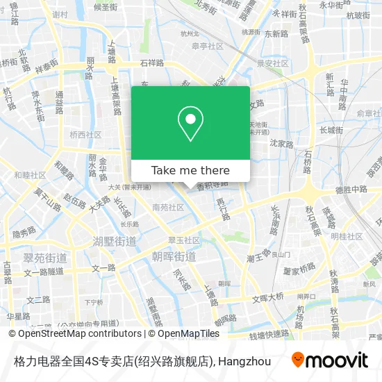格力电器全国4S专卖店(绍兴路旗舰店) map