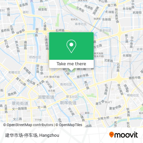 建华市场-停车场 map