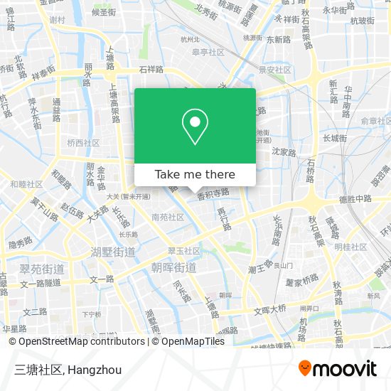 三塘社区 map